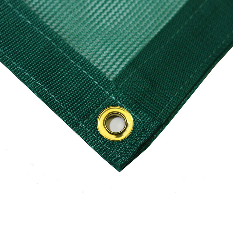HDPE Mesh Tarp Truck Cover Outdoor winddichte luifel met doorvoertules voor parkeertrailer visvijver