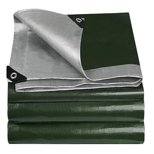 PE-zeildoek UV-gestabiliseerd waterdicht polyethyleen zeildoek voor vrachtwagenlading, landbouwbouwafdekking